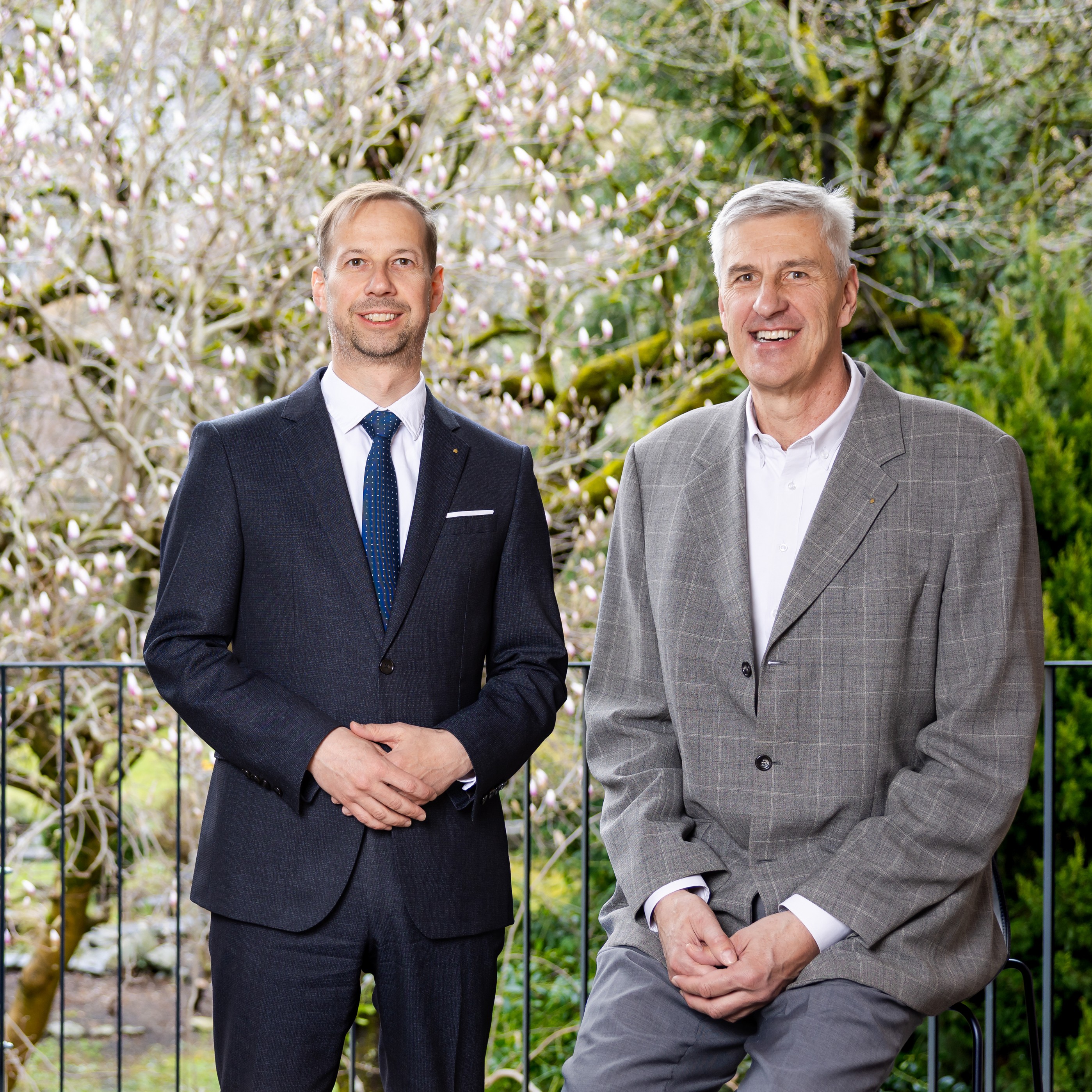 Die beiden Vorstände der Sparkasse Schwaz, Dr. Thomas Schiendl und Mag. Johannes Haid