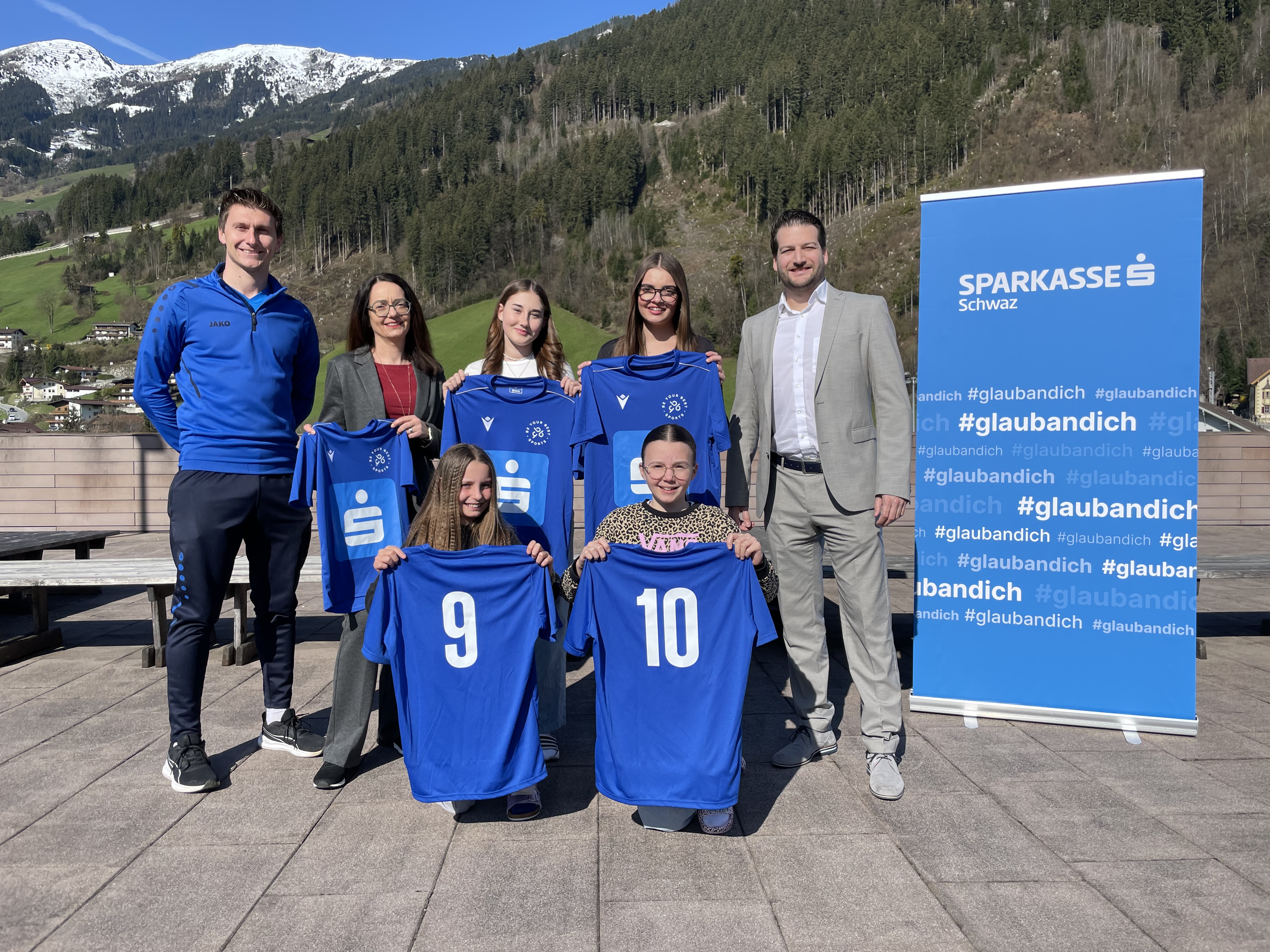 Teamfoto Sparkasse-Schülerinnenliga.