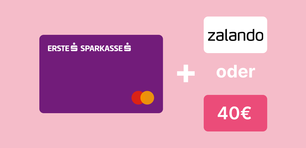 Abbildung einer Bankkarte inklusive eines Zalando-Gutscheins und eines Cash-Bonus
