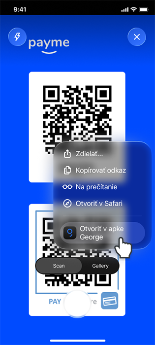 Ako platiť cez QR kód | Slovenská sporiteľňa