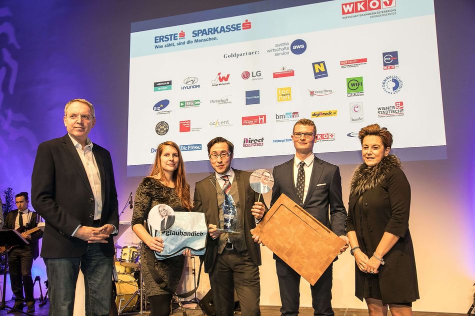 Dr. Stefan Buchinger (BMWFW); Team Hackstock; Alexandra Supper (Die Presse)