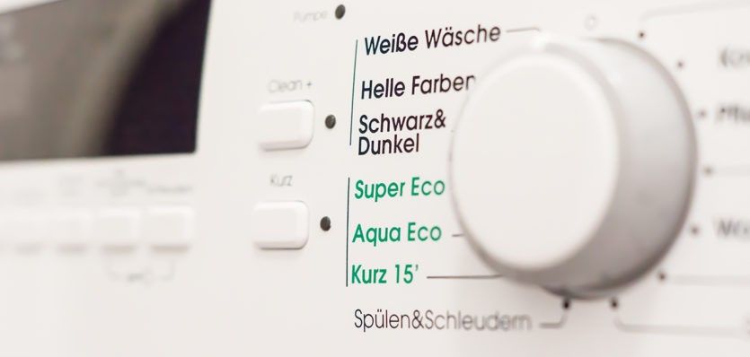 Waschmaschine Display Umweltfreundlich Eco