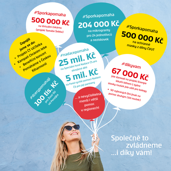 Spořka pomáhá