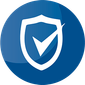 Blaues Icon Besteck