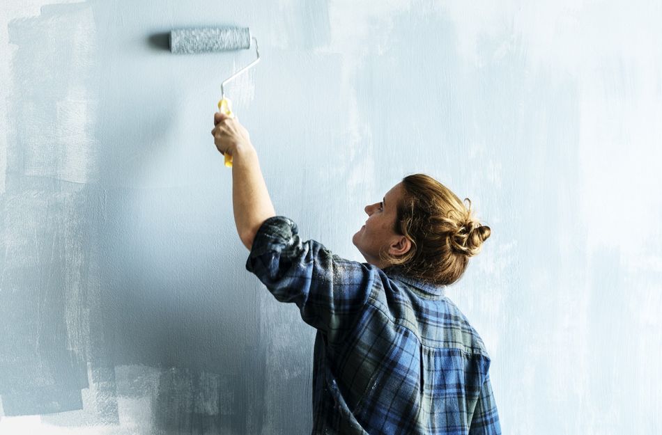 Room interior renovation indoor paint