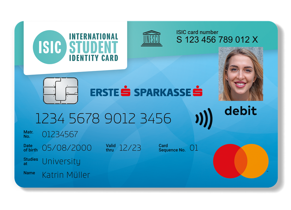 Bild der Debitkarte StudentID
