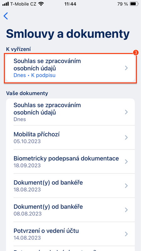 Dokumenty a jejich podpis přes George 3_mobil