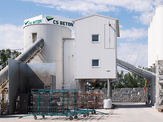 Výrobní prostory firmy CS-BETON