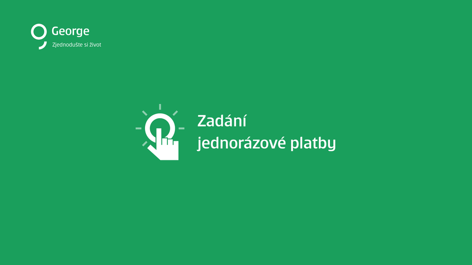 Jak potvrdím platbu v Georgi krok 1
