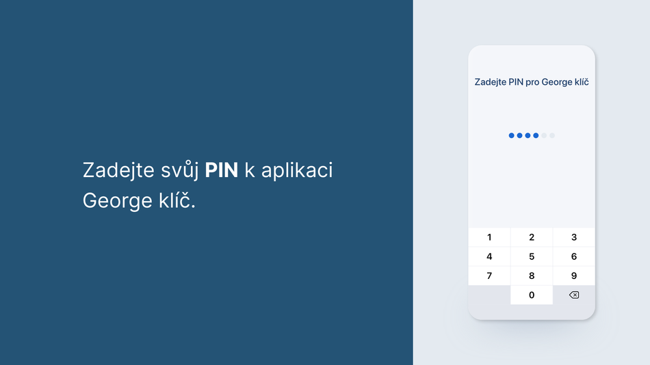 Jak si aktivuji George klíč na novém zařízení 9