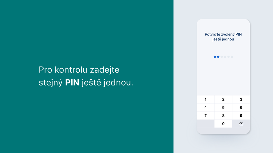 Jak začít používat aplikaci George klíč za pomoci Aktivačního kódu krok 10