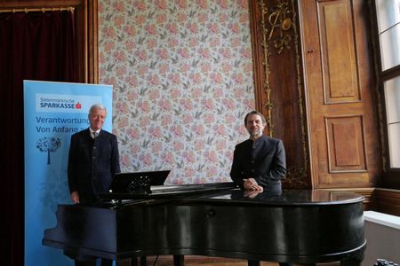 Foto mit Gerhard Fabisch und Mathis Huber