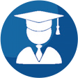 Blaues Icon Bücher