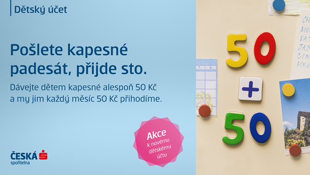 Dětský účet - kapesné