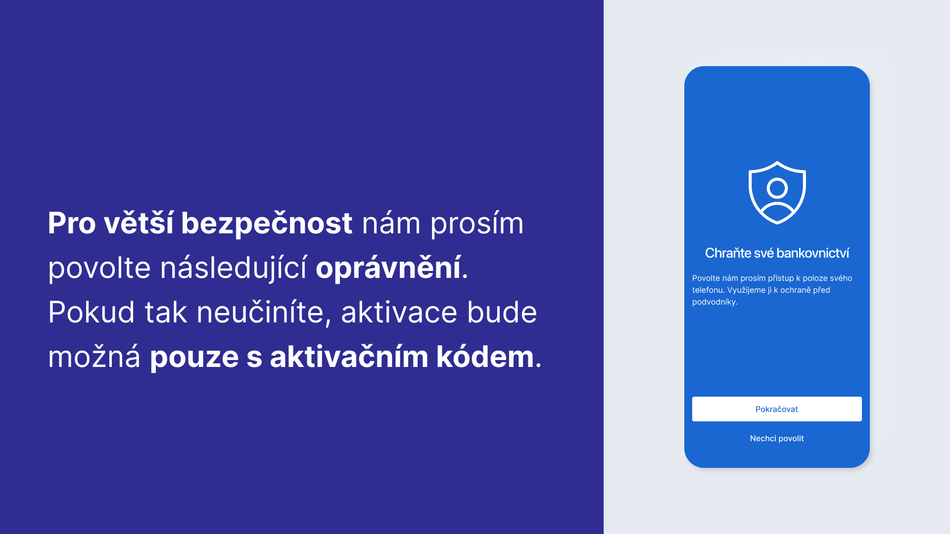 Jak si aktivuji George klíč pomocí hesla a SMS krok 4