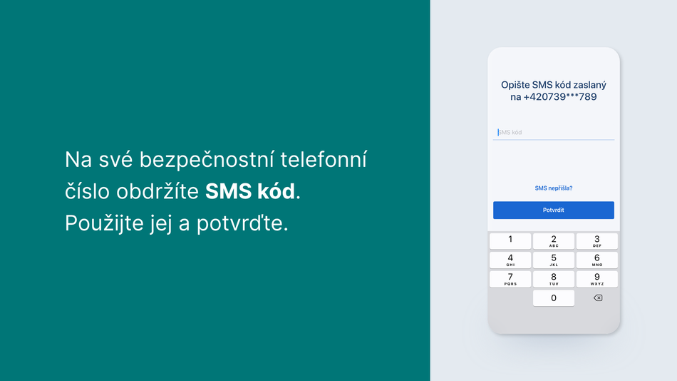 Jak začít používat aplikaci George klíč za pomoci Aktivačního kódu krok 8