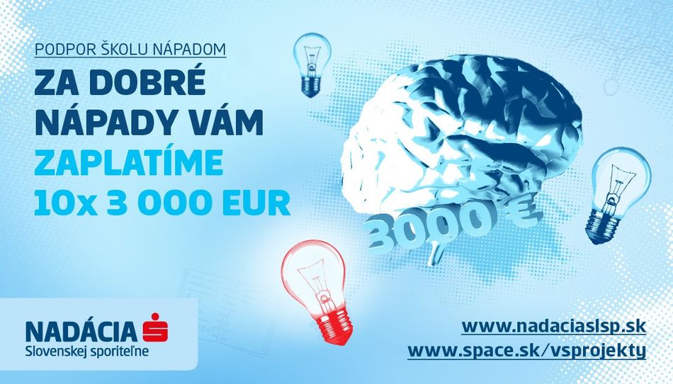 Podpor školu nápadom_ Nadácia SLSP