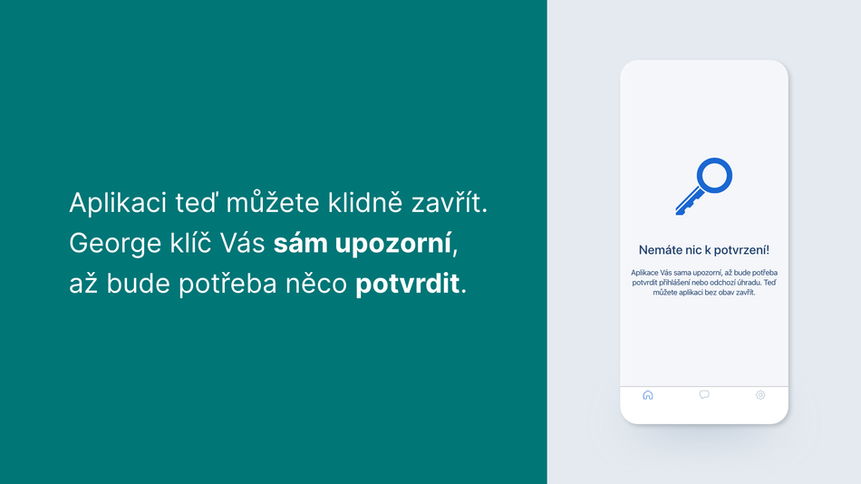 Jak začít používat aplikaci George klíč za pomoci Aktivačního kódu krok 12