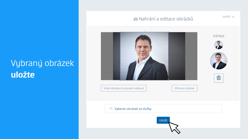 Jak si do George nahrát vlastní foto krok 5