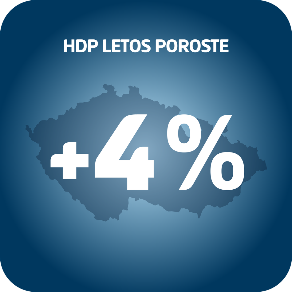 hdp letos poroste o 4 %