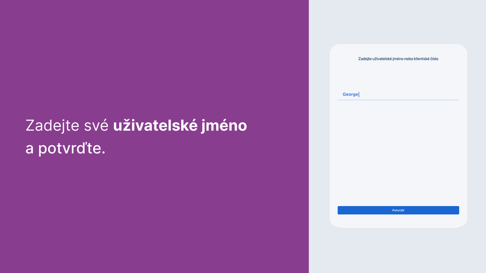 Jak si aktivuji George klíč na dalším zařízení krok 5