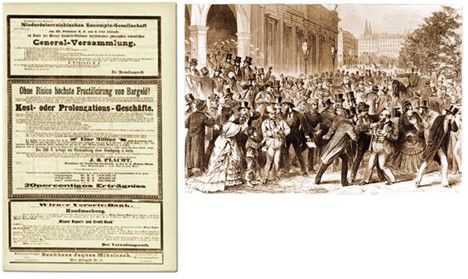 Bankeninserate, Februar 1873 (ÖNB) – Zum Finanzkrach vor der Börse 1873, J. E. Hörwarter