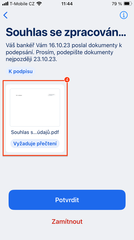 Dokumenty a jejich podpis přes George 4_mobil
