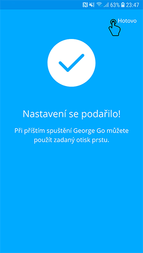 George - přihlášení