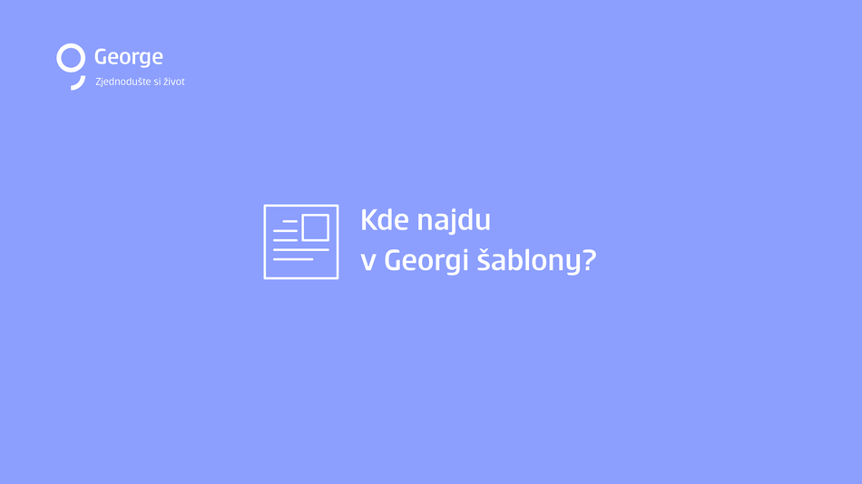Kde najdu v Georgi šablony krok 1