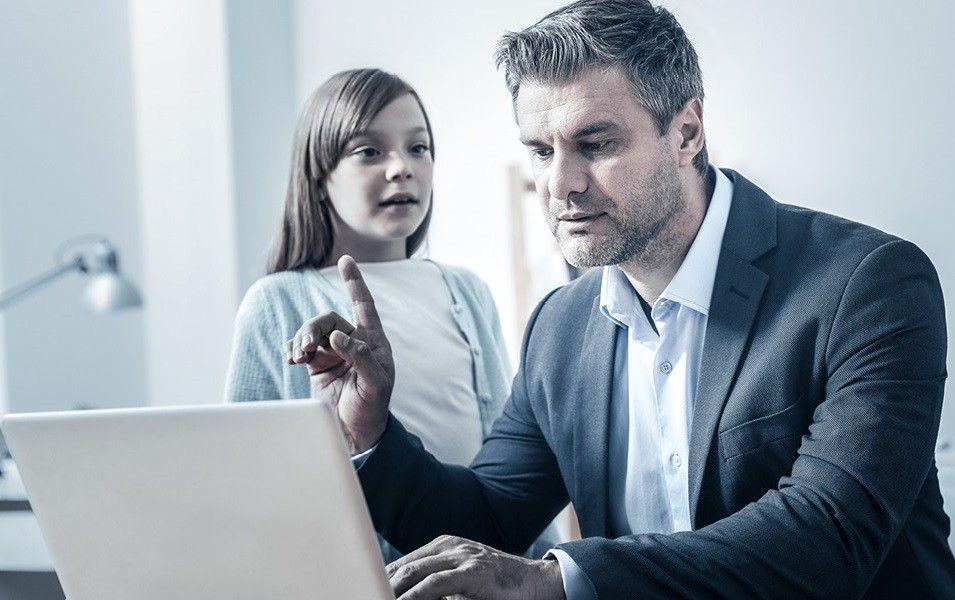 otec s dcerou – working dads
