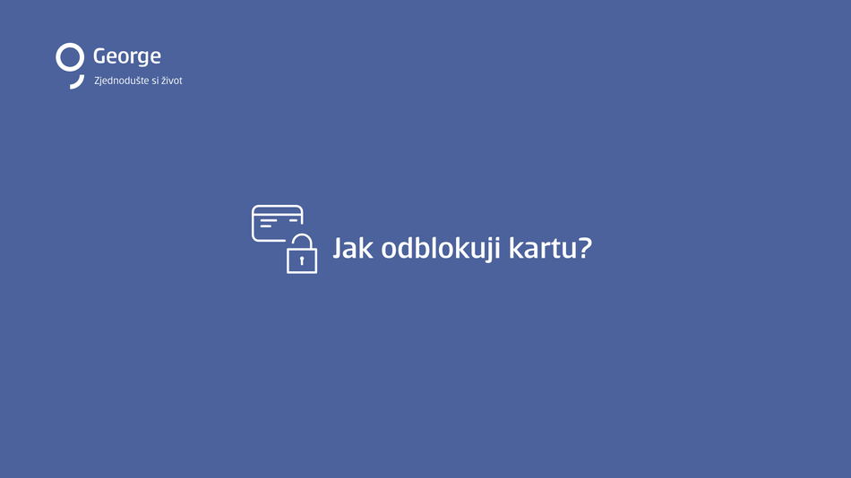 Jak odblokuji kartu krok 1