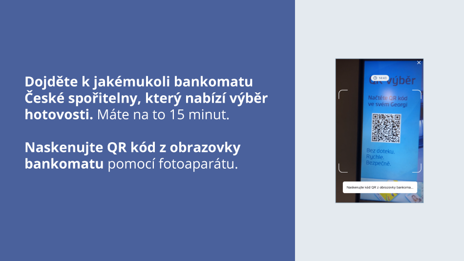 Jak použít službu QR výběr
