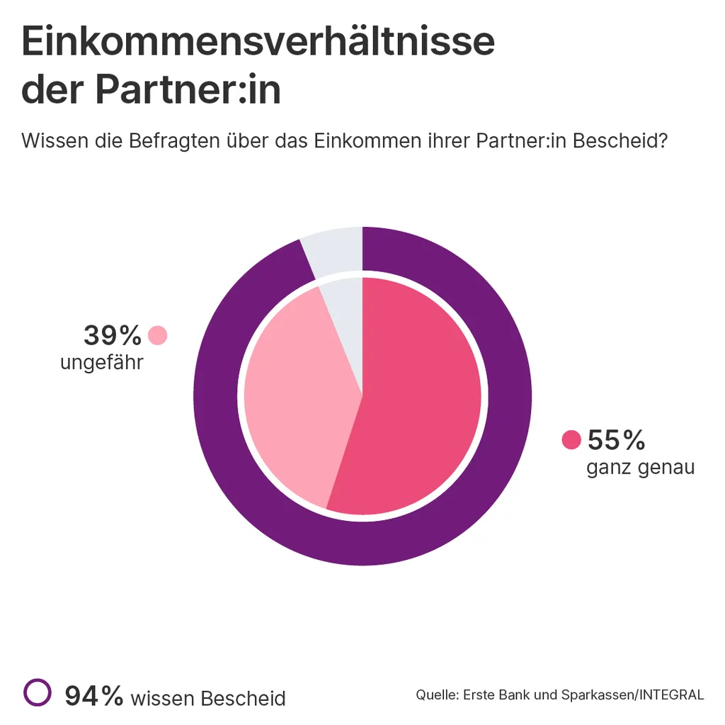 Grafik: Einkmmensverhältnisse der Partner:in