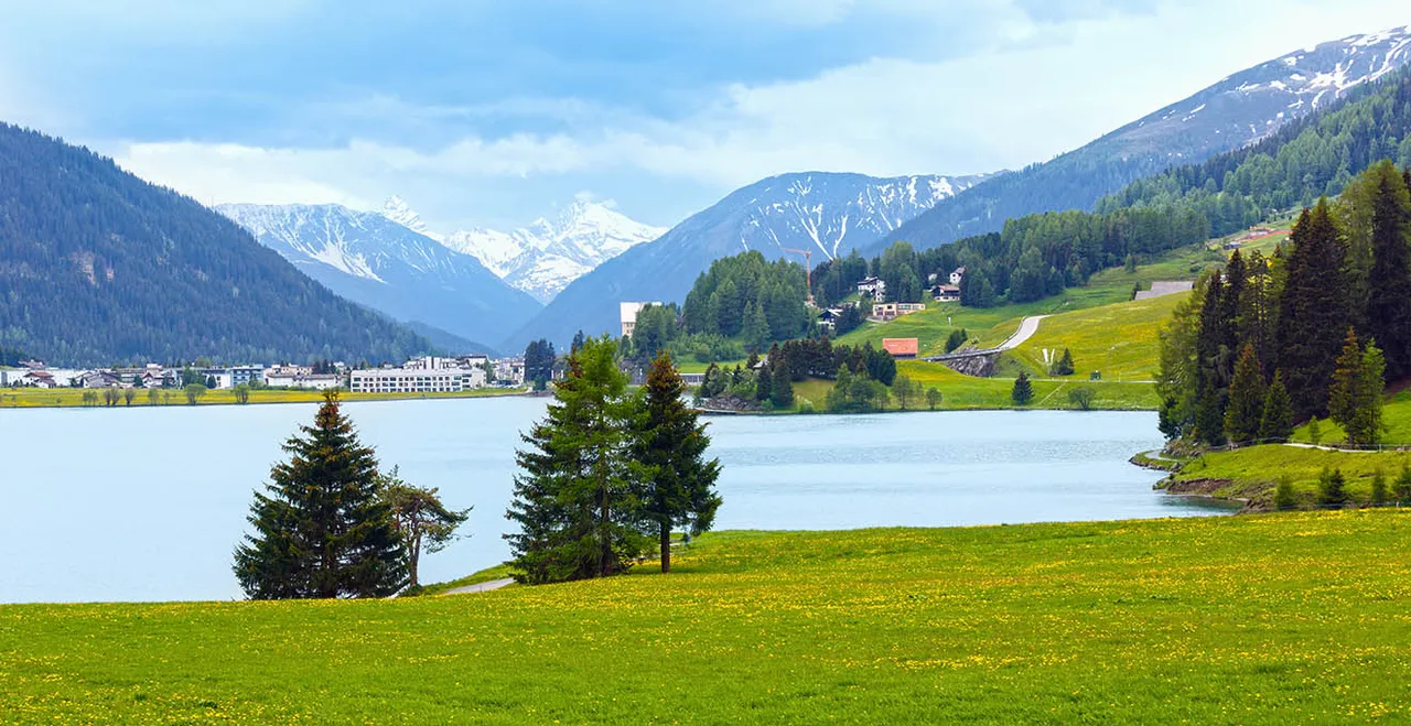 Davos - Ortsansicht