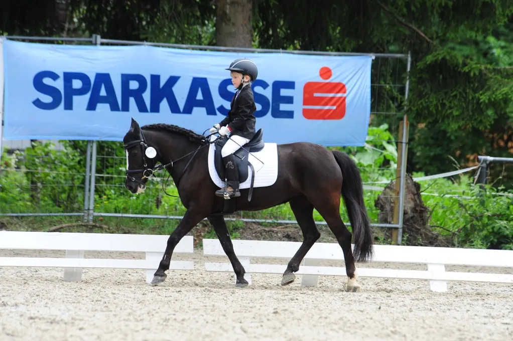 Auch die ganz Kleinen kamen am Wochenende nicht zu kurz: First Ridden, eine Dressurprüfung für die jüngsten Reiter. Fotonachweis: Reitverein Kufstein