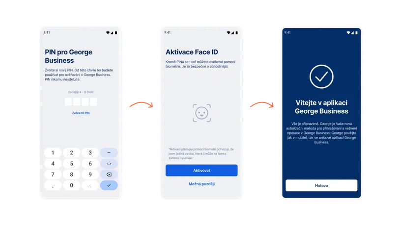 Aktivace George Business