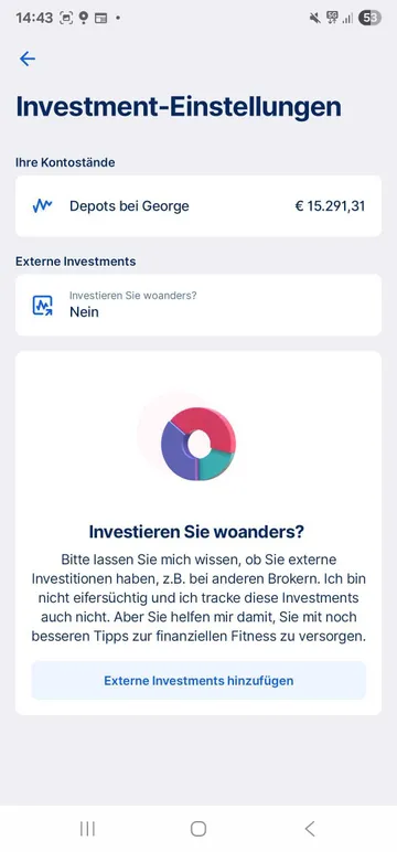 George FIT: Einstellungen zu Investments