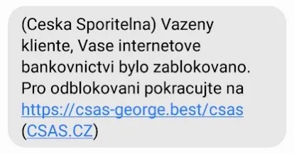 podvodná sms