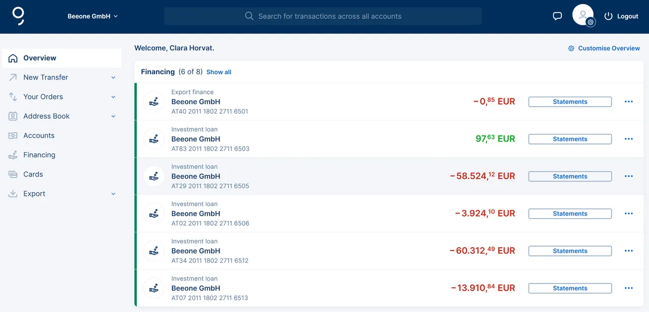 Financing Widget