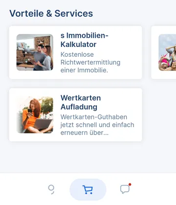 Wertkarten aufladen mit der George App