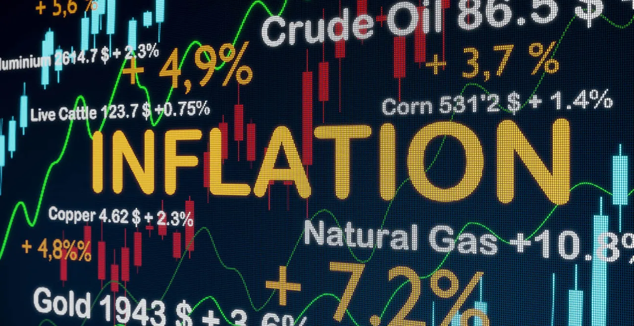 Symbolbild - Schriftzug Inflation