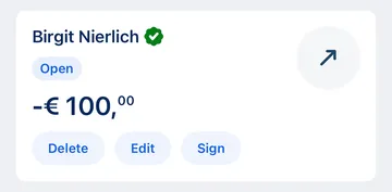 George app - order detail