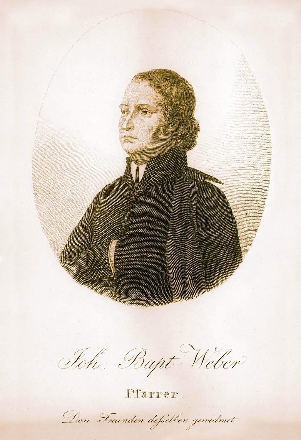 Johann Baptist Weber Stich von Josef Keil (ÖNB Bildarchiv)