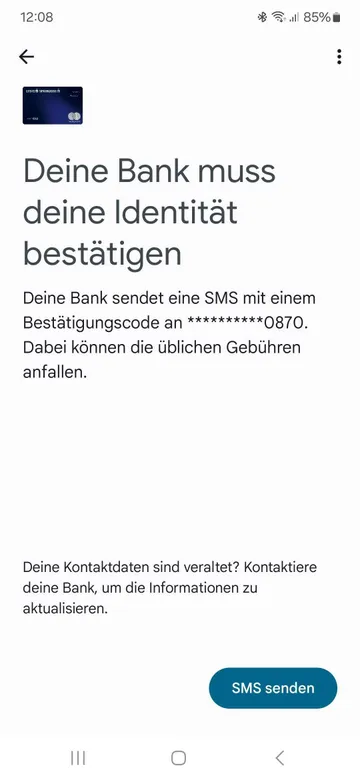 Identität bestätigen