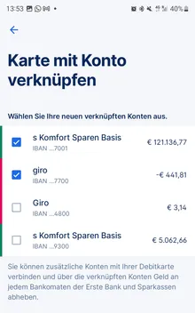Multikontofunktion