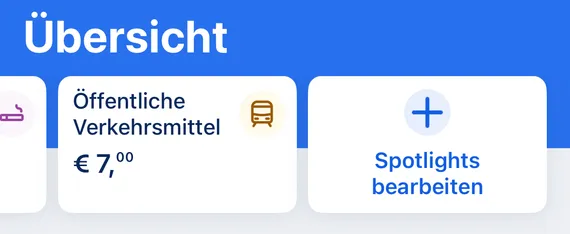 George App: Spotlights bearbeiten