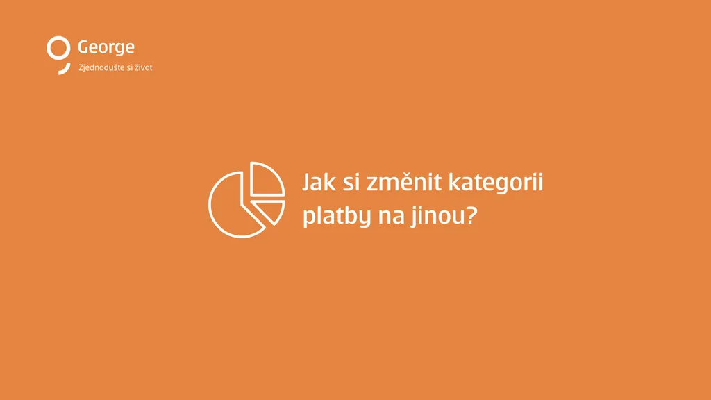 Jak kategorizovat platbu krok 1