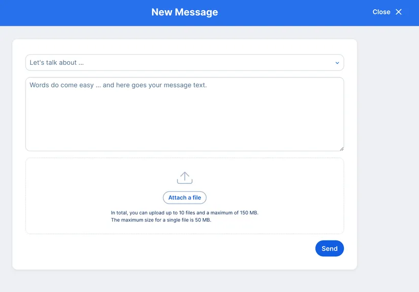 George Web - Message 