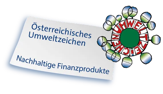 Logo des Österreichischen Umweltzeichens für nachhaltige Finanzprodukte