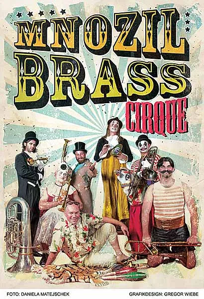 Plakat von Mnozil Brass Cirque